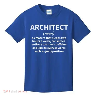 Architect Definition Architecture Student Architect Gift Kids T-Shirt