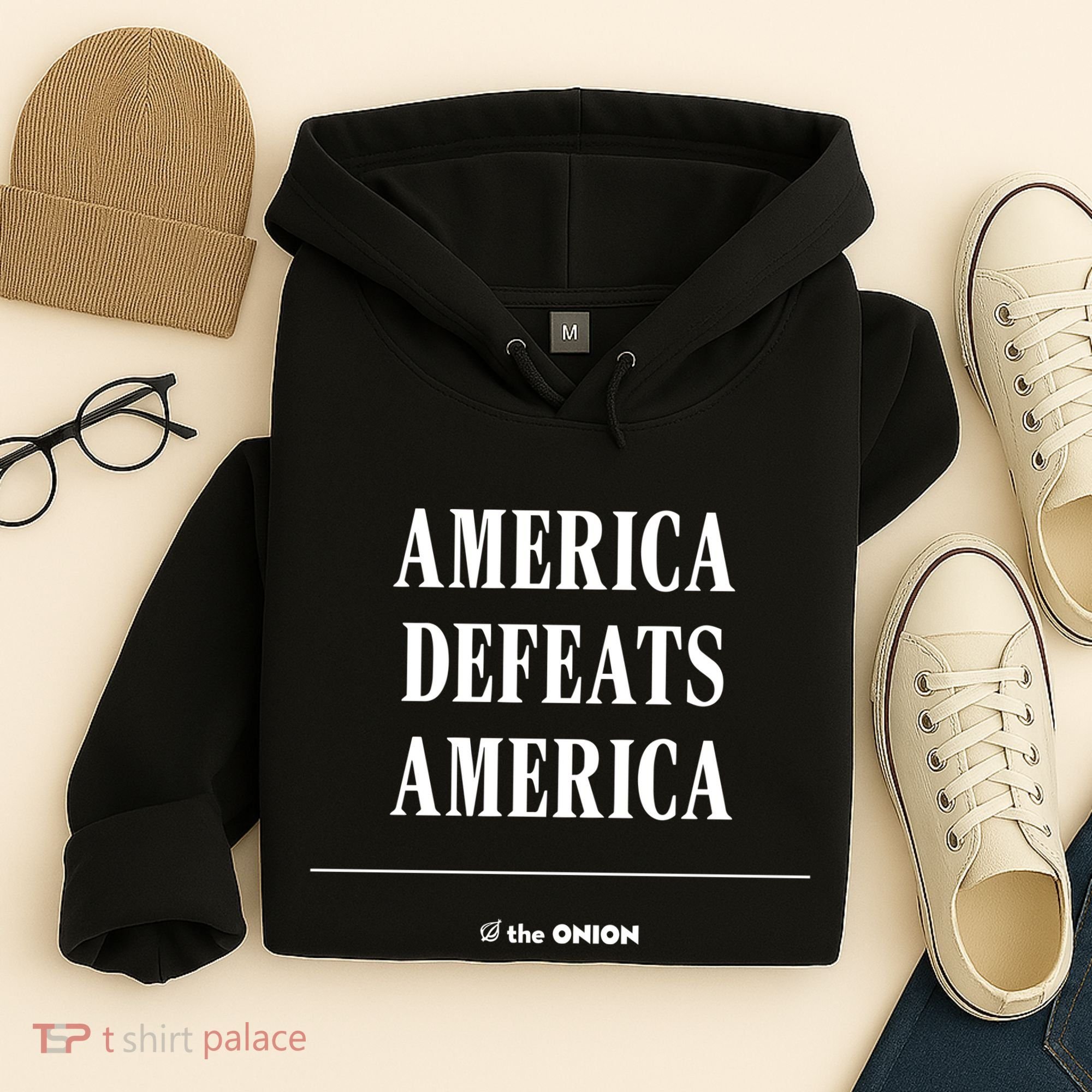 America Defeats America Hoodie