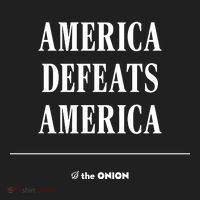 America Defeats America Golf Towel thumb 3