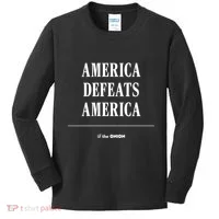 America Defeats America Kids Long Sleeve Shirt thumb 0