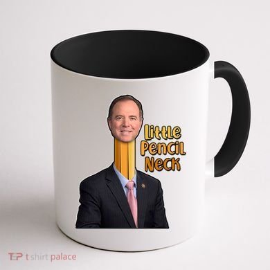 Adam Schiff Little Pencil Neck Coffee Mug back