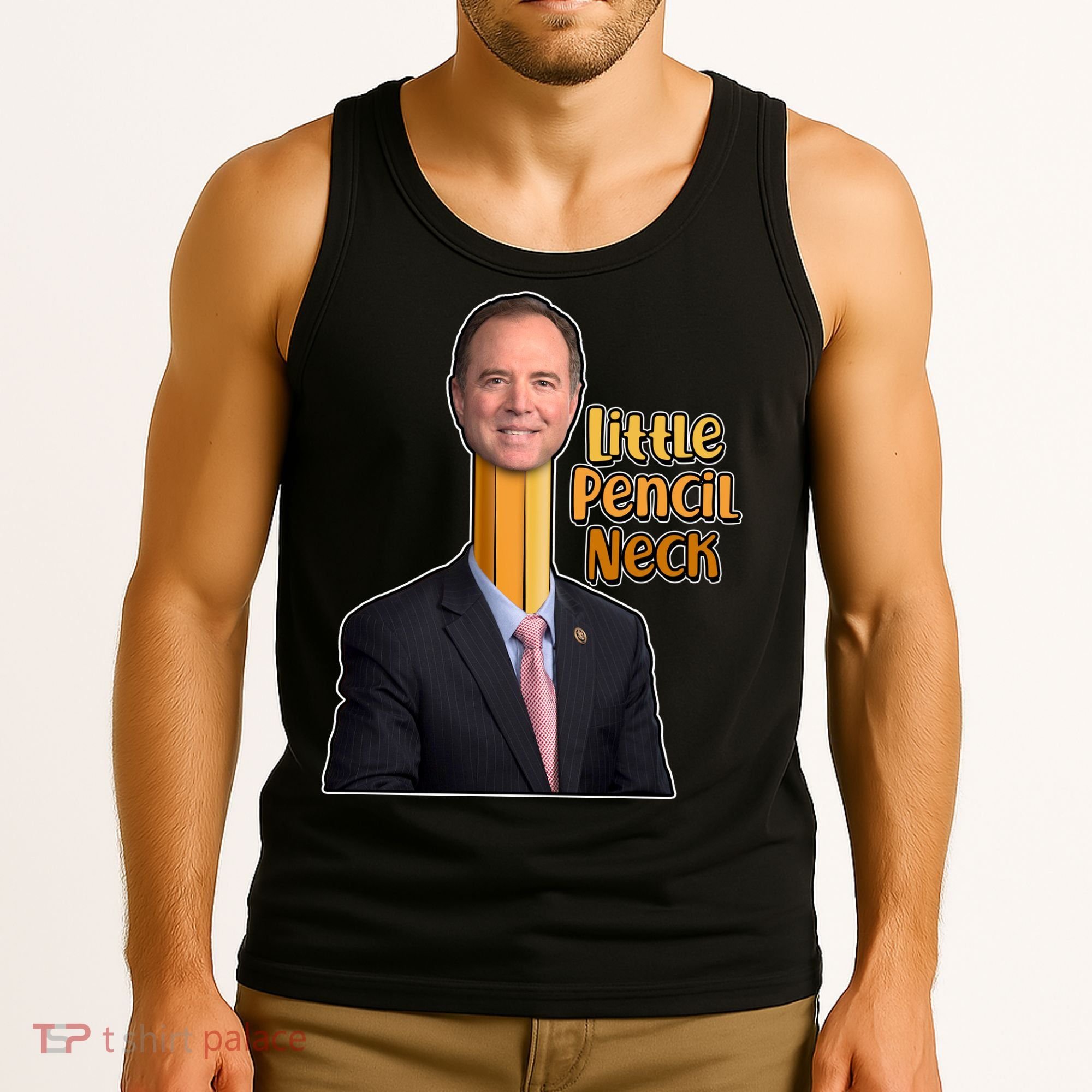Adam Schiff Little Pencil Neck Tank Top