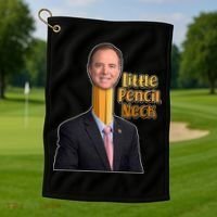 Adam Schiff Little Pencil Neck Golf Towel thumb 1