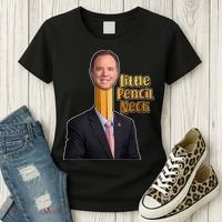 Adam Schiff Little Pencil Neck Women's T-Shirt thumb 3