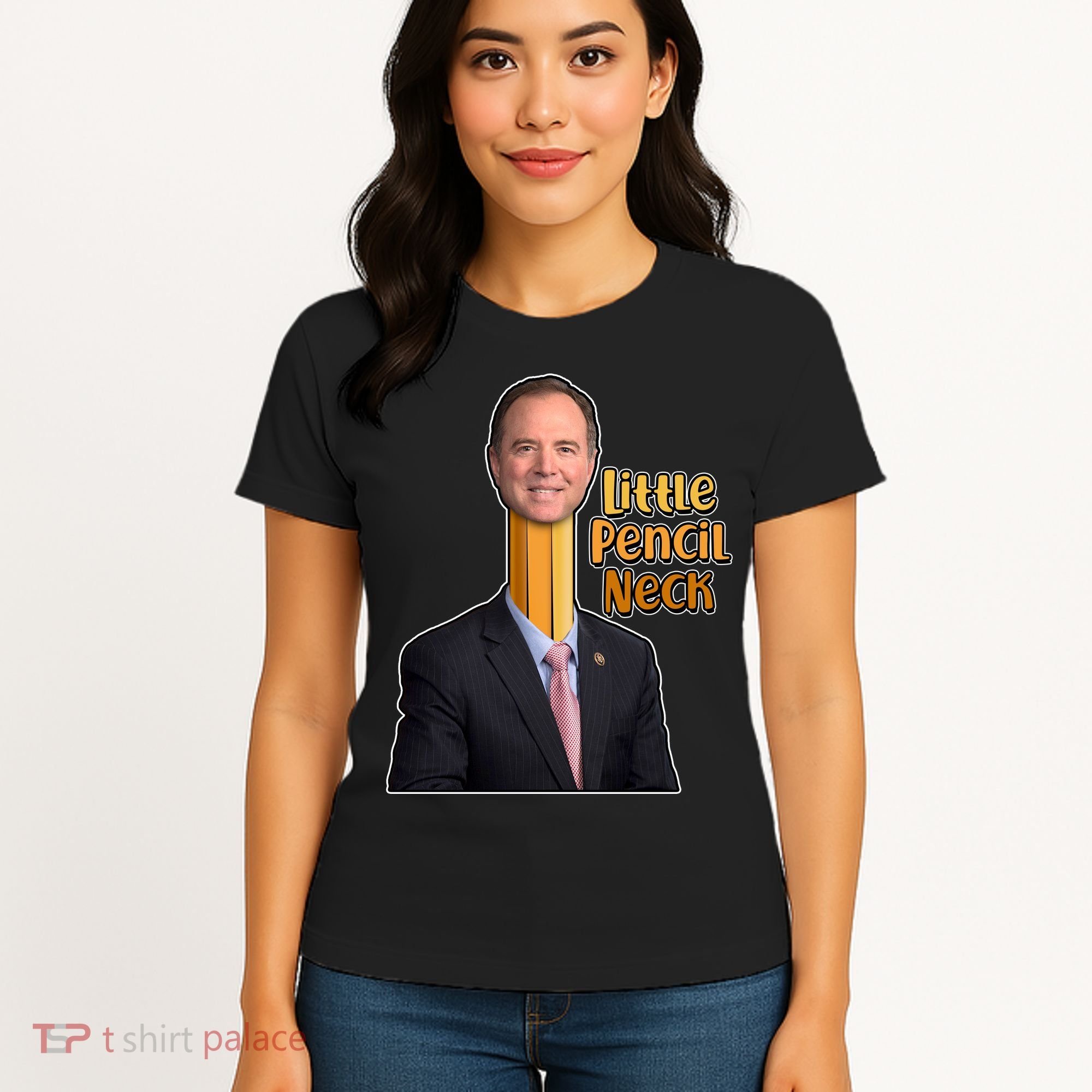 Adam Schiff Little Pencil Neck Women's T-Shirt