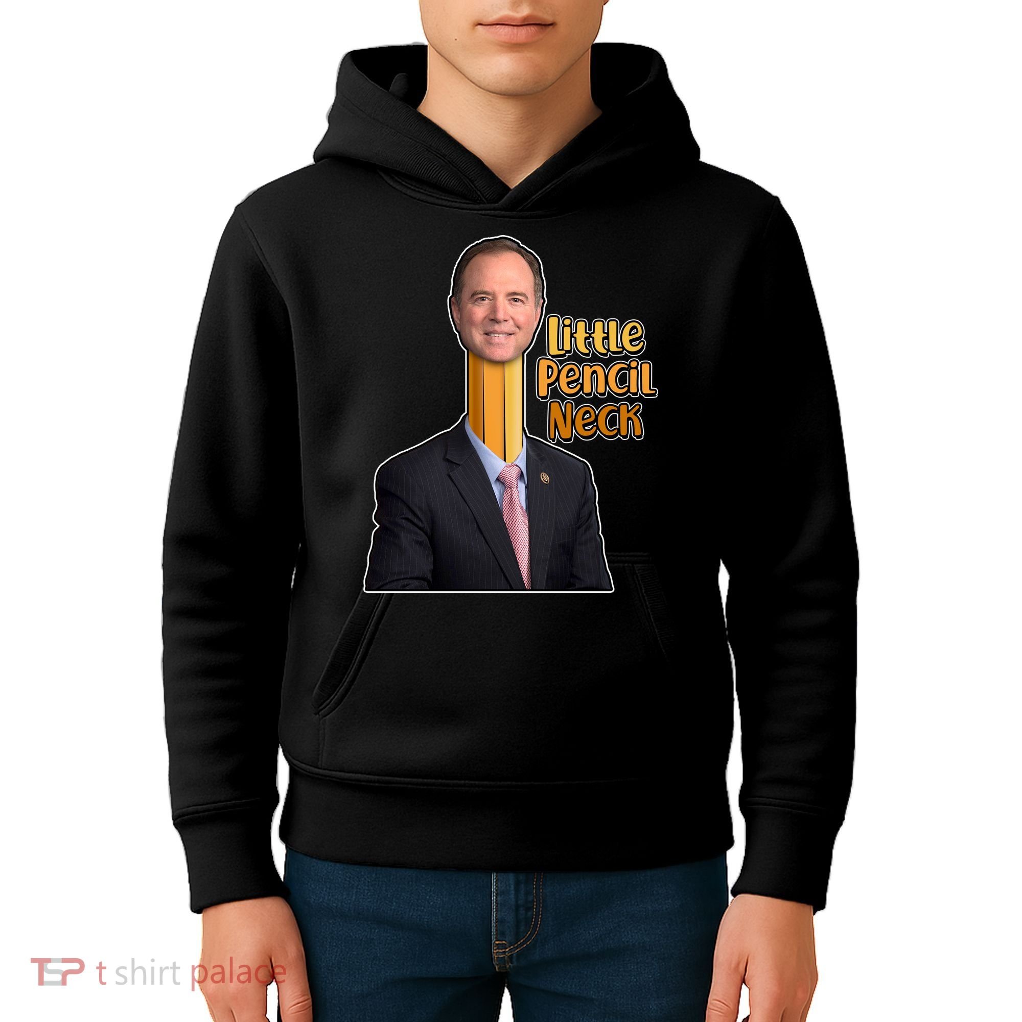 Adam Schiff Little Pencil Neck Kids Hoodie