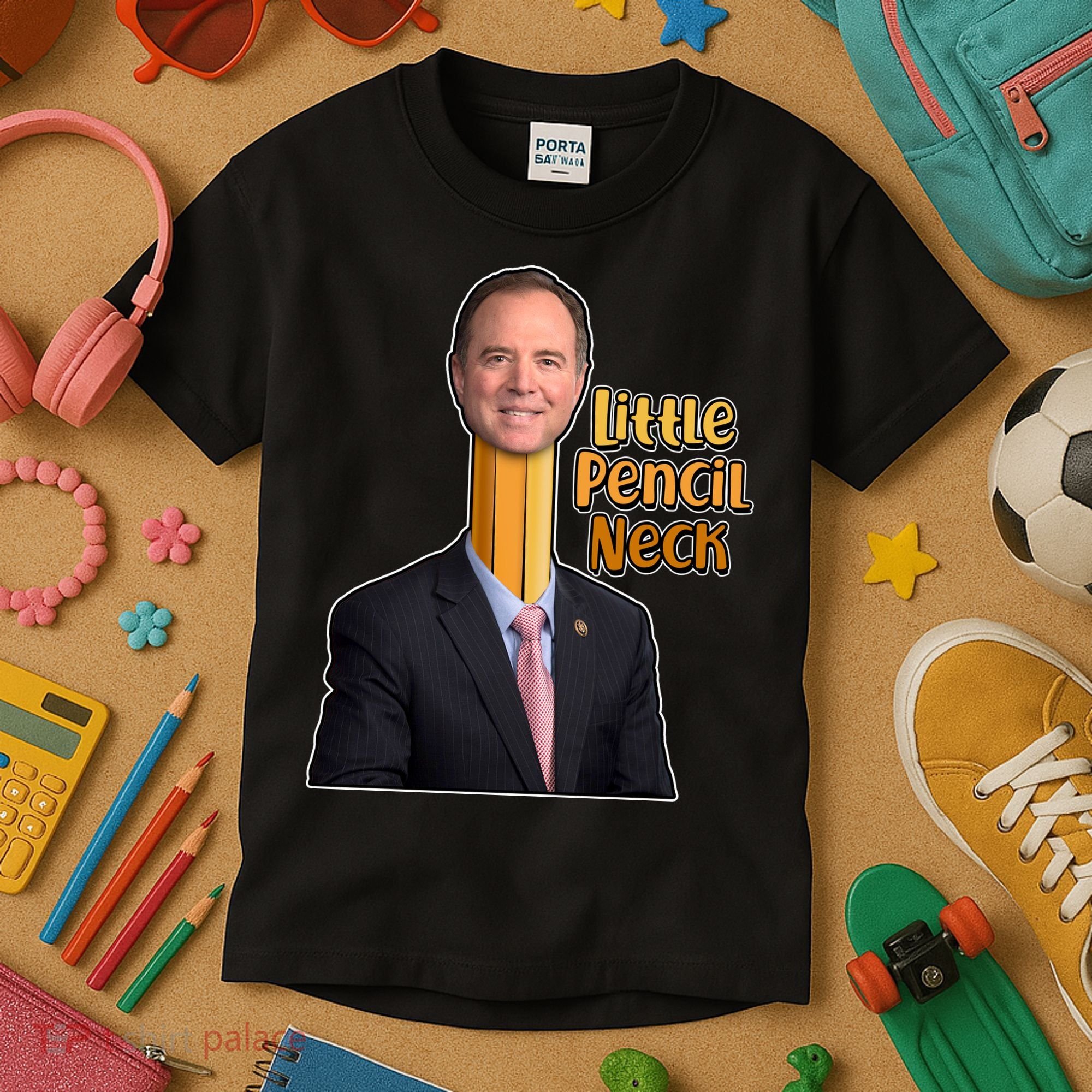 Adam Schiff Little Pencil Neck Kids T-Shirt