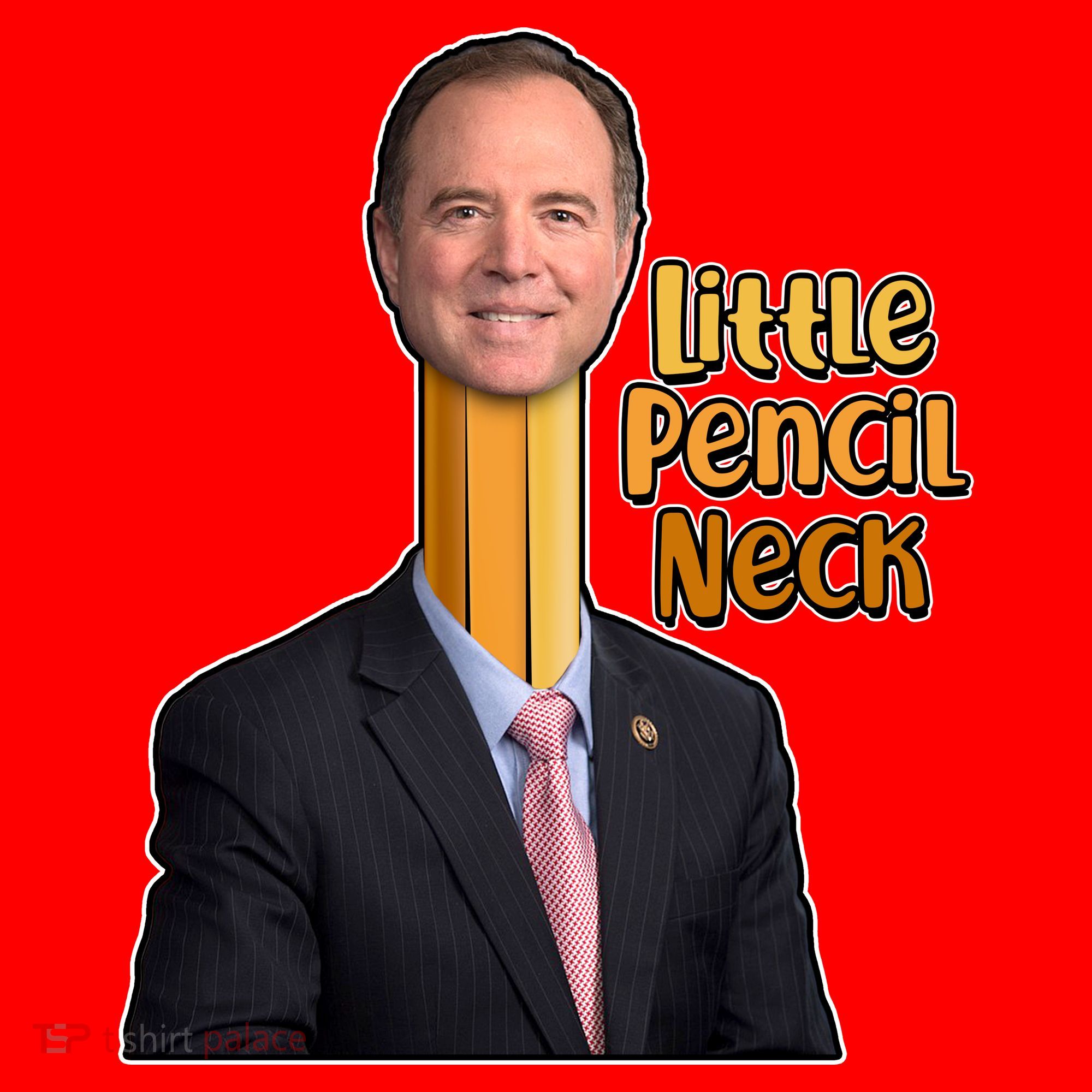 Adam Schiff Little Pencil Neck Santa Hat