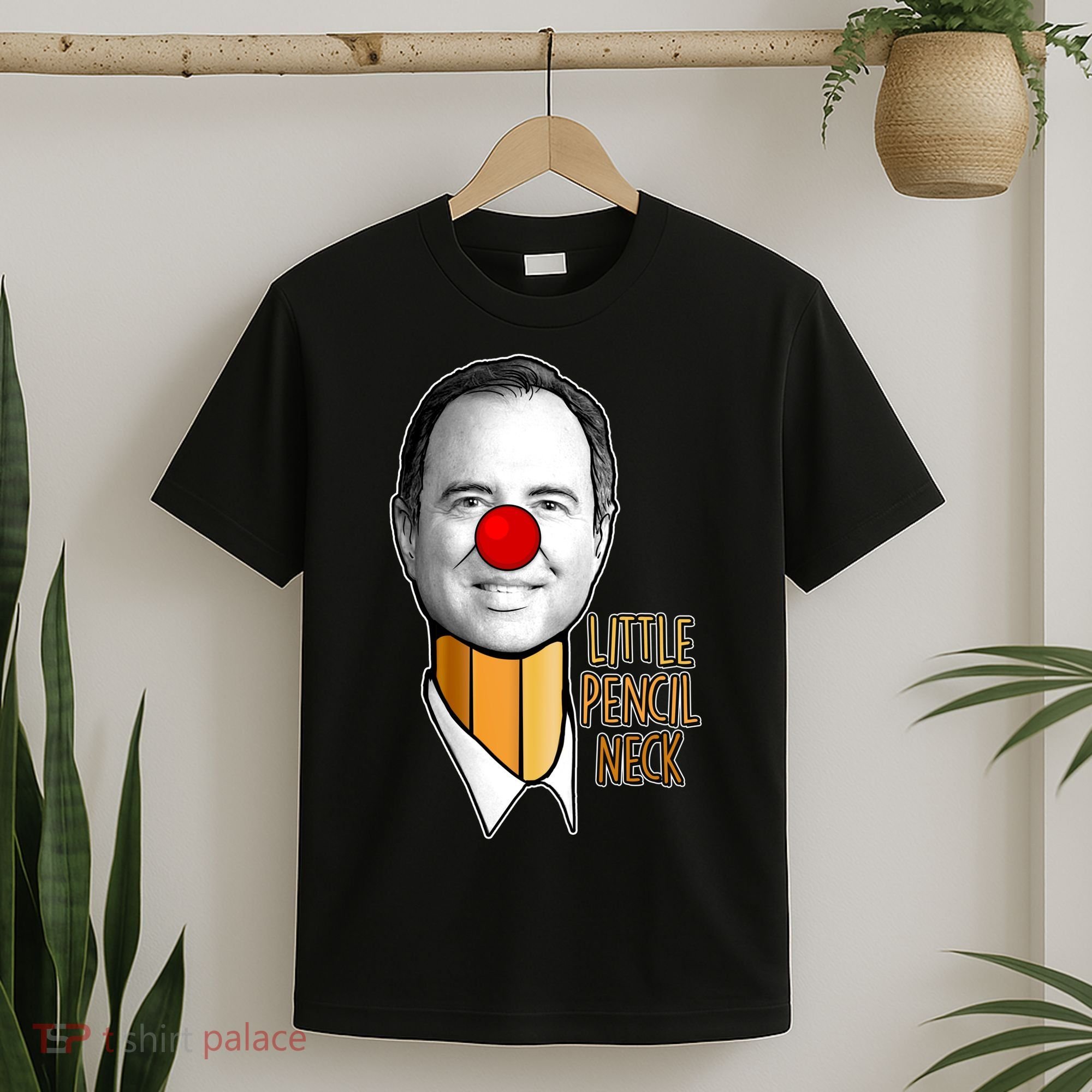 Adam Schiff Little Pencil Neck Funny Trump T-Shirt