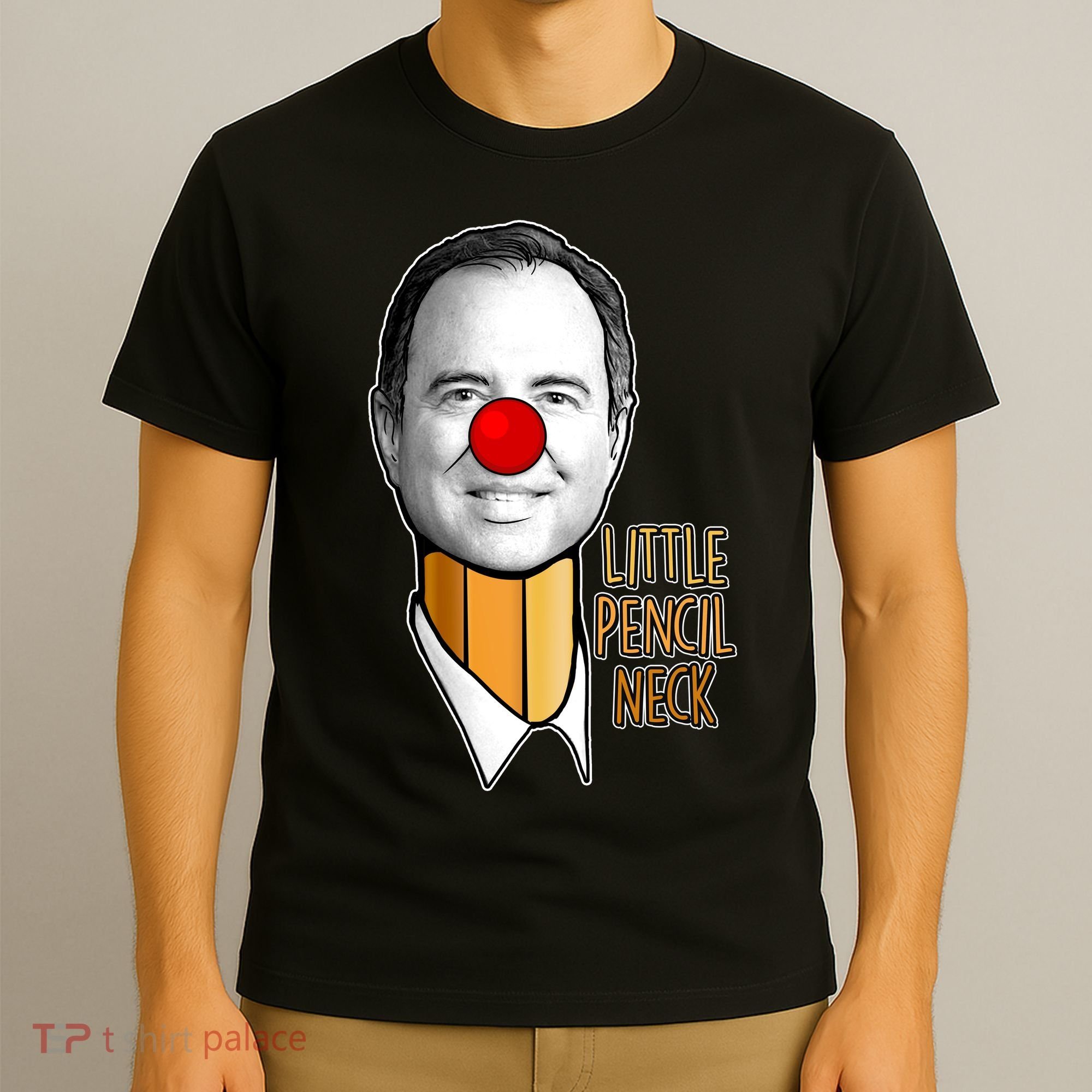 Adam Schiff Little Pencil Neck Funny Trump T-Shirt