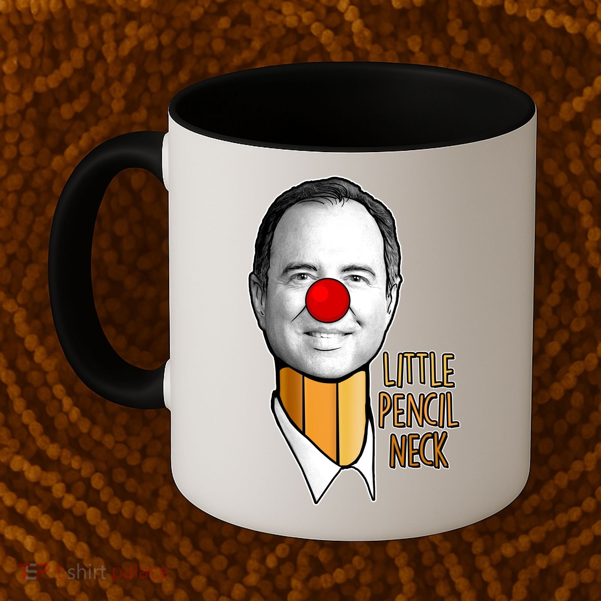 Adam Schiff Little Pencil Neck Funny Trump Coffee Mug