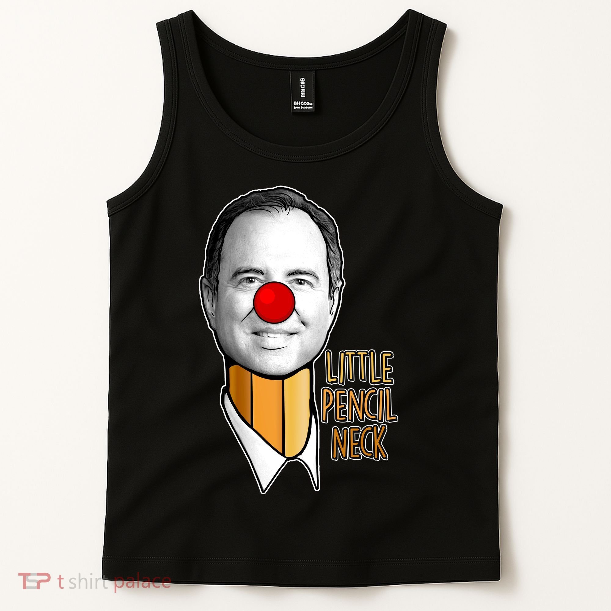 Adam Schiff Little Pencil Neck Funny Trump Tank Top