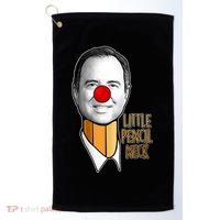 Adam Schiff Little Pencil Neck Funny Trump Golf Towel thumb 0