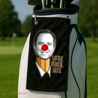 Adam Schiff Little Pencil Neck Funny Trump Golf Towel thumb 2
