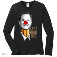 Adam Schiff Little Pencil Neck Funny Trump Women's Long Sleeve Shirt thumb 0