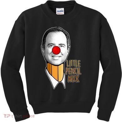 Adam Schiff Little Pencil Neck Funny Trump Kids Sweatshirt