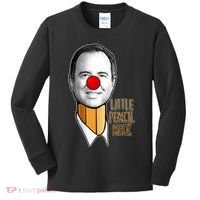 Adam Schiff Little Pencil Neck Funny Trump Kids Long Sleeve Shirt thumb 0