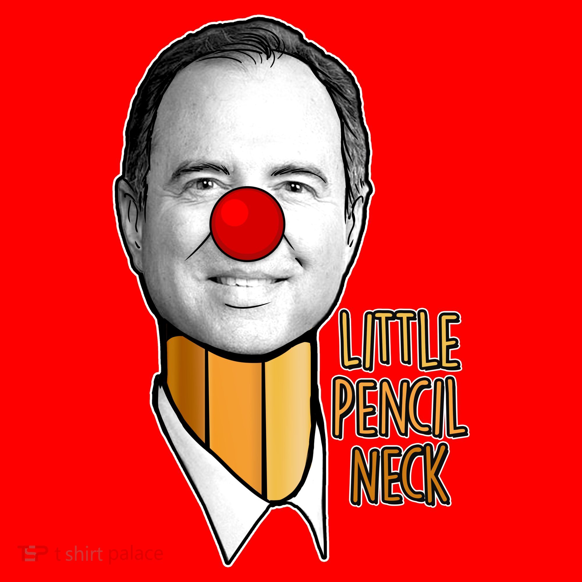 Adam Schiff Little Pencil Neck Funny Trump Santa Hat