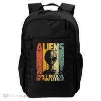 Aliens Dont Believe In You Either Backpack thumb 0