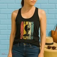 Aliens Dont Believe In You Either Women's Tank Top thumb 2