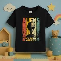 Aliens Dont Believe In You Either Toddler T-Shirt thumb 3