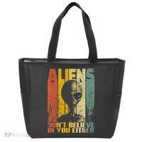 Aliens Dont Believe In You Either Tote Bag thumb 0