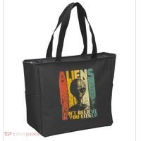 Aliens Dont Believe In You Either Tote Bag thumb 2
