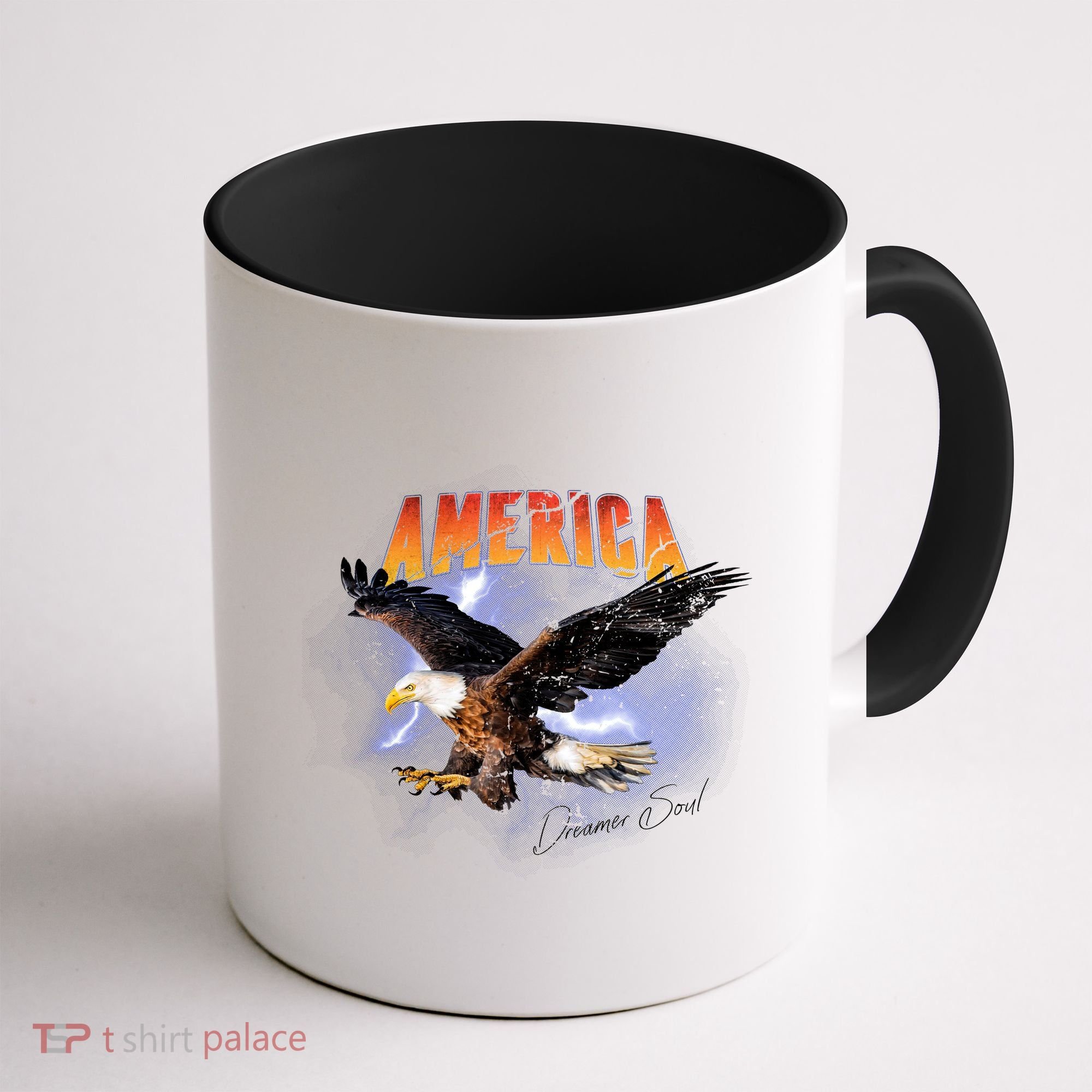 American Dreamer Bald Eagle In Action Coffee Mug