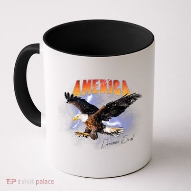 American Dreamer Bald Eagle In Action Coffee Mug