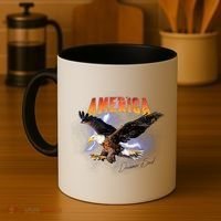 American Dreamer Bald Eagle In Action Coffee Mug thumb 4