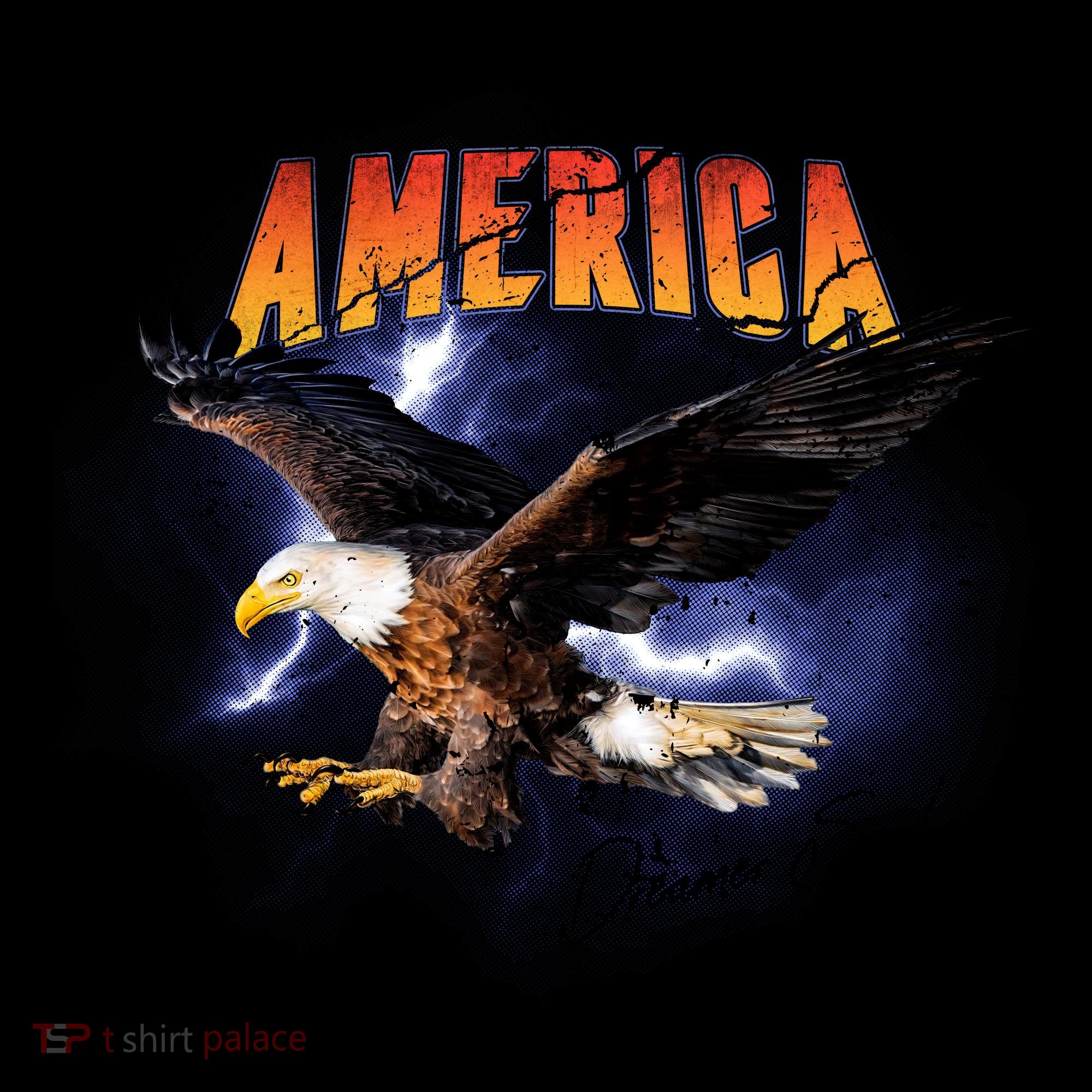American Dreamer Bald Eagle In Action Coffee Mug