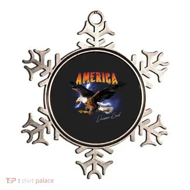 American Dreamer Bald Eagle In Action Ornament