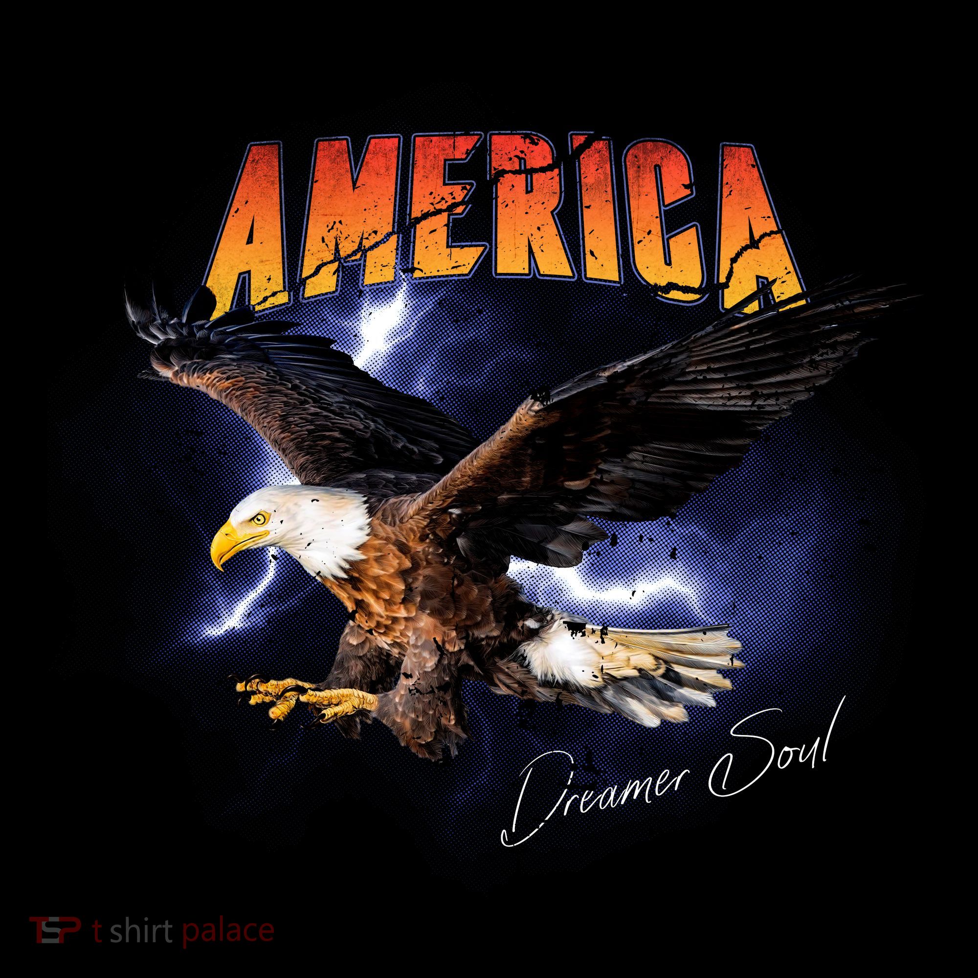 American Dreamer Bald Eagle In Action Ornament