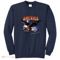 American Dreamer Bald Eagle In Action Sweatshirt thumb 0