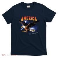 American Dreamer Bald Eagle In Action T-Shirt thumb 0