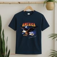 American Dreamer Bald Eagle In Action T-Shirt thumb 2