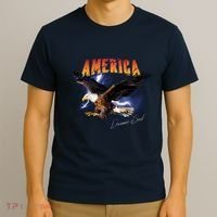 American Dreamer Bald Eagle In Action T-Shirt thumb 3