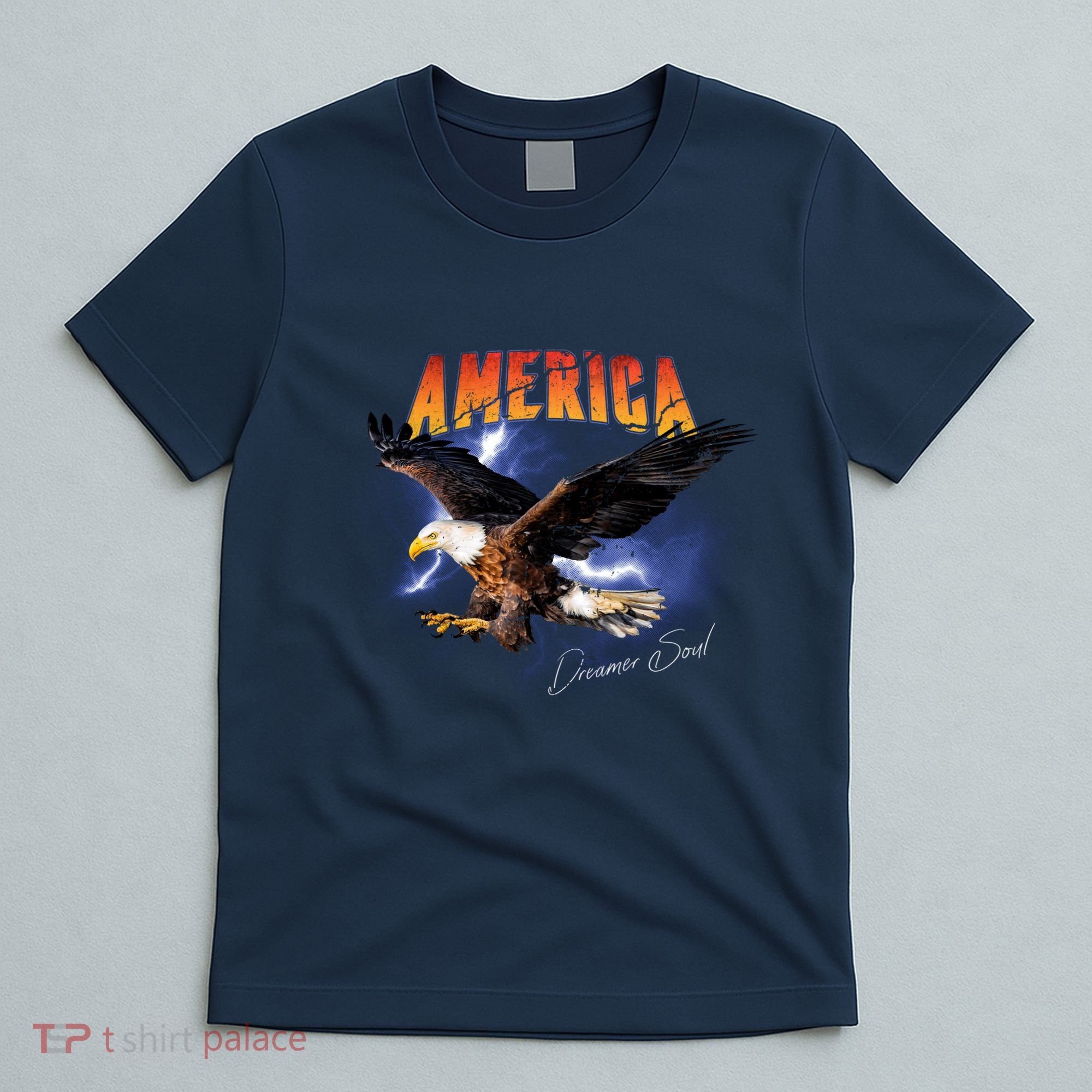 American Dreamer Bald Eagle In Action T-Shirt