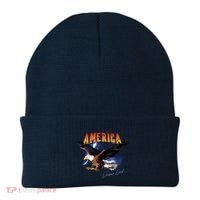 American Dreamer Bald Eagle In Action Beanie thumb 0