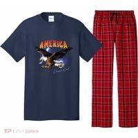 American Dreamer Bald Eagle In Action Pajama Set thumb 0
