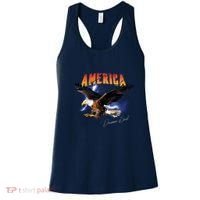 American Dreamer Bald Eagle In Action Women's Tank Top thumb 0