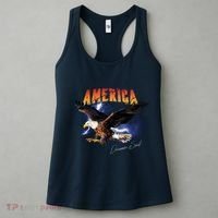 American Dreamer Bald Eagle In Action Women's Tank Top thumb 3