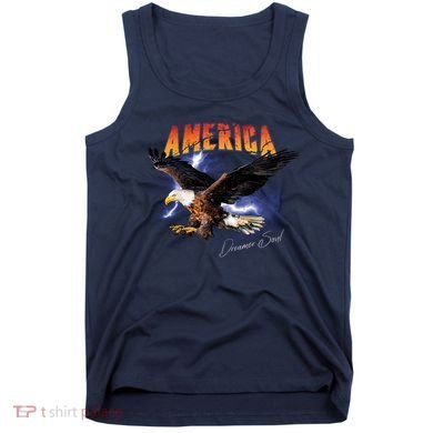 American Dreamer Bald Eagle In Action Tank Top