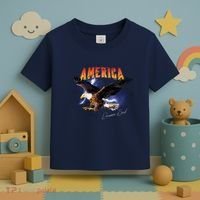 American Dreamer Bald Eagle In Action Toddler T-Shirt thumb 3