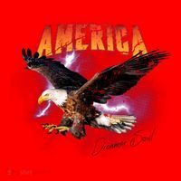 American Dreamer Bald Eagle In Action Santa Hat thumb 1
