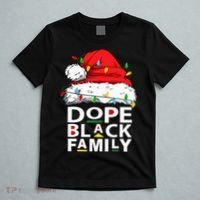 African Dope Black Family Afro Team Santa Matching Christmas T-Shirt thumb 5