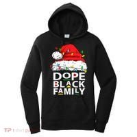 African Dope Black Family Afro Team Santa Matching Christmas Women's Hoodie thumb 0