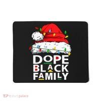 African Dope Black Family Afro Team Santa Matching Christmas Mousepad thumb 0