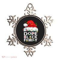 African Dope Black Family Afro Team Santa Matching Christmas Ornament thumb 0