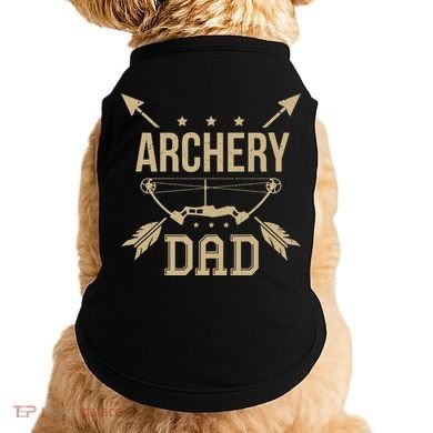 Archery Dad Bow Arrow Hunting Gift Shooting Race Doggie Tank